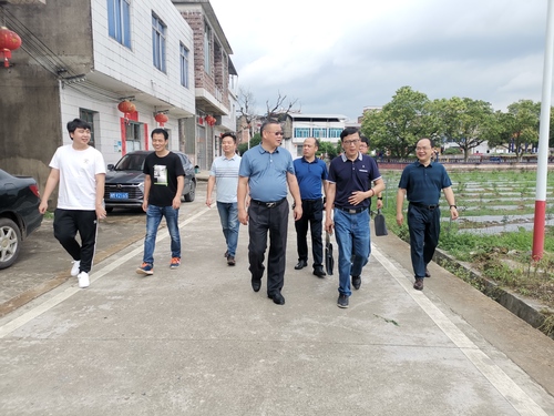 何福林校长调研邑口村 何福林校长调研邑口村
